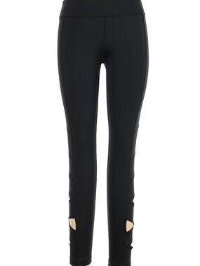 Zone Pro Black Leggings with Ankle Cutouts